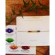 Rainbow Chakra Semi Precious Stones Silk Bracelet